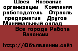 Швея › Название организации ­ Компания-работодатель › Отрасль предприятия ­ Другое › Минимальный оклад ­ 10 000 - Все города Работа » Вакансии   